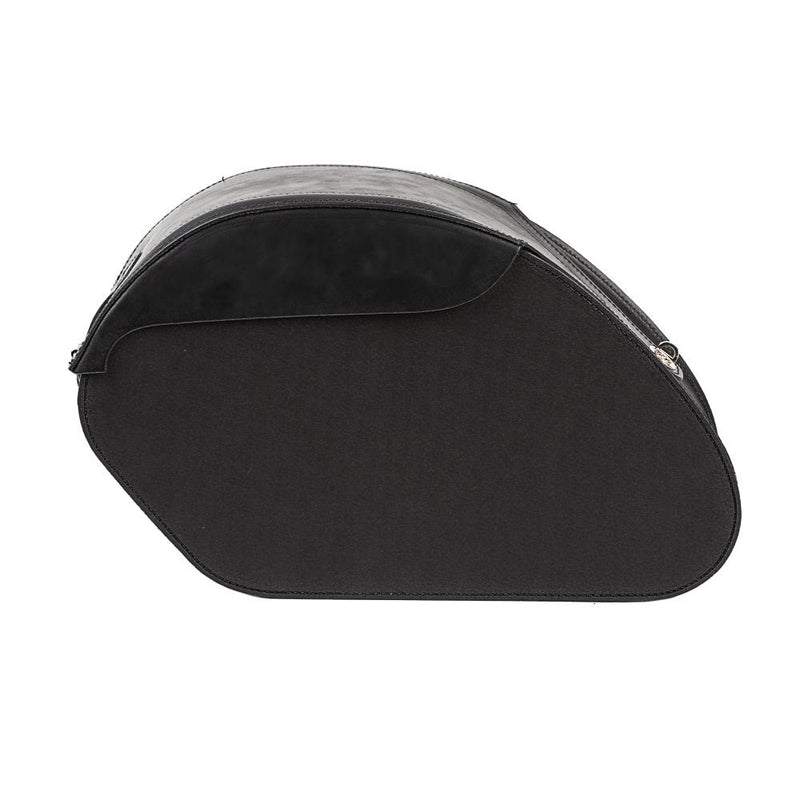 Ledrie Ensemble de sacoches rigides renforcées en cuir pour moto, 36 L