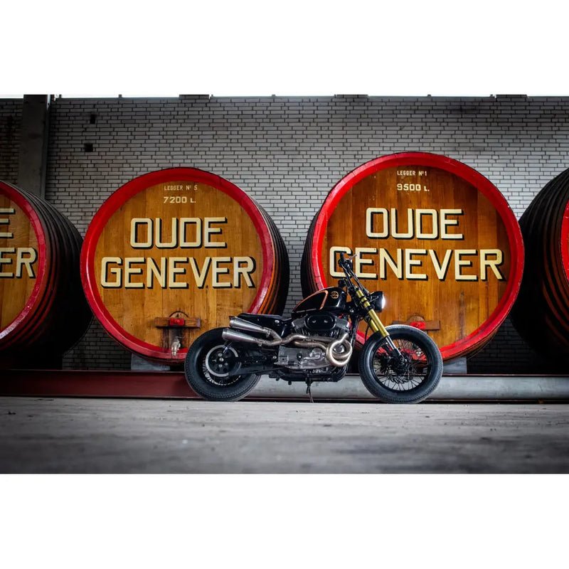 Système d'échappement Mad Twisted 2-into-1-into-2 pour Harley