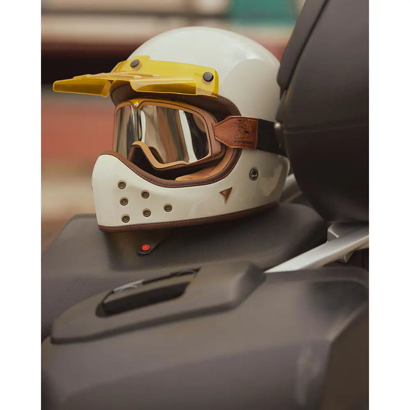 By City Casque de moto The Rock Retro Motocross