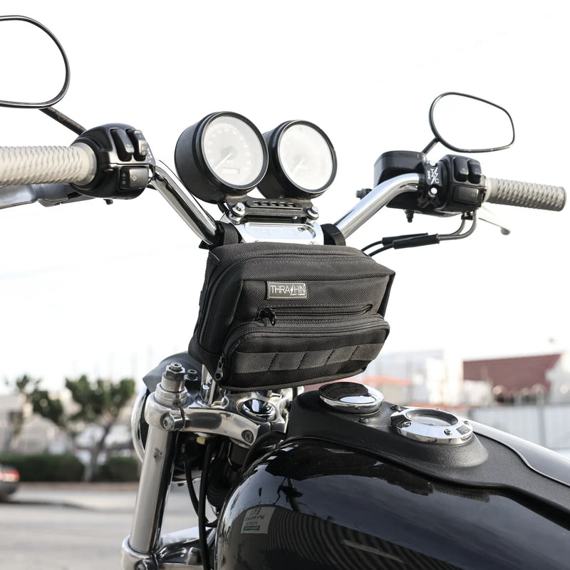 Sacoche de guidon pour moto Thrashin Supply Plus