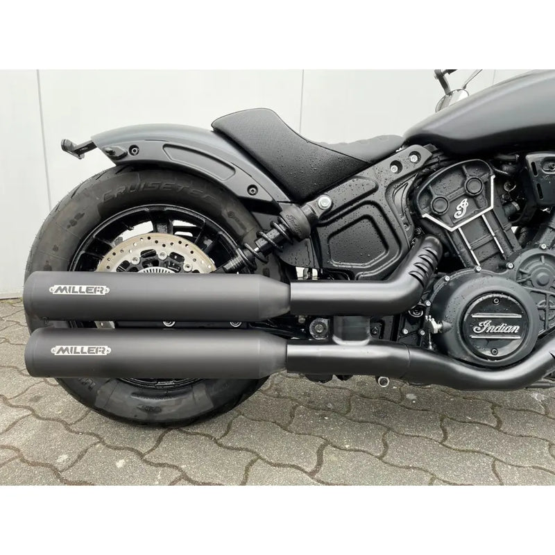 Miller Yuma Euro 3/4/5 Slip-On Mufflers for Indian
