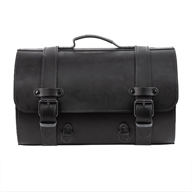 Ledrie Valise universelle en cuir pour moto