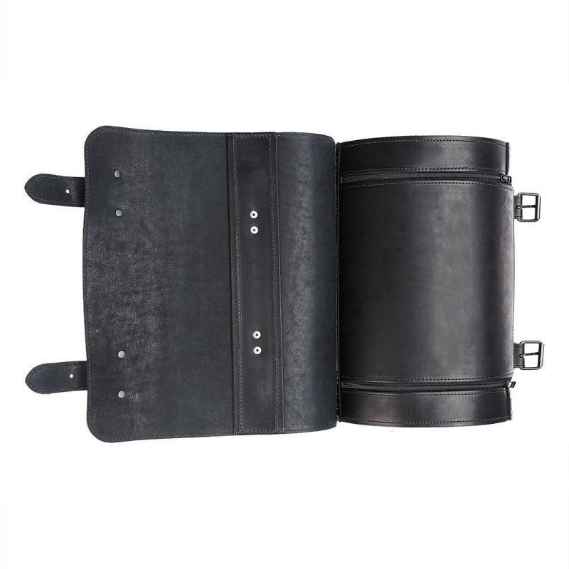 Ledrie Valise universelle en cuir pour moto