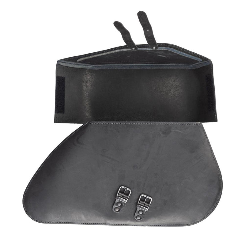 Ledrie Ensemble de sacoches rigides renforcées en cuir pour moto, 40 L