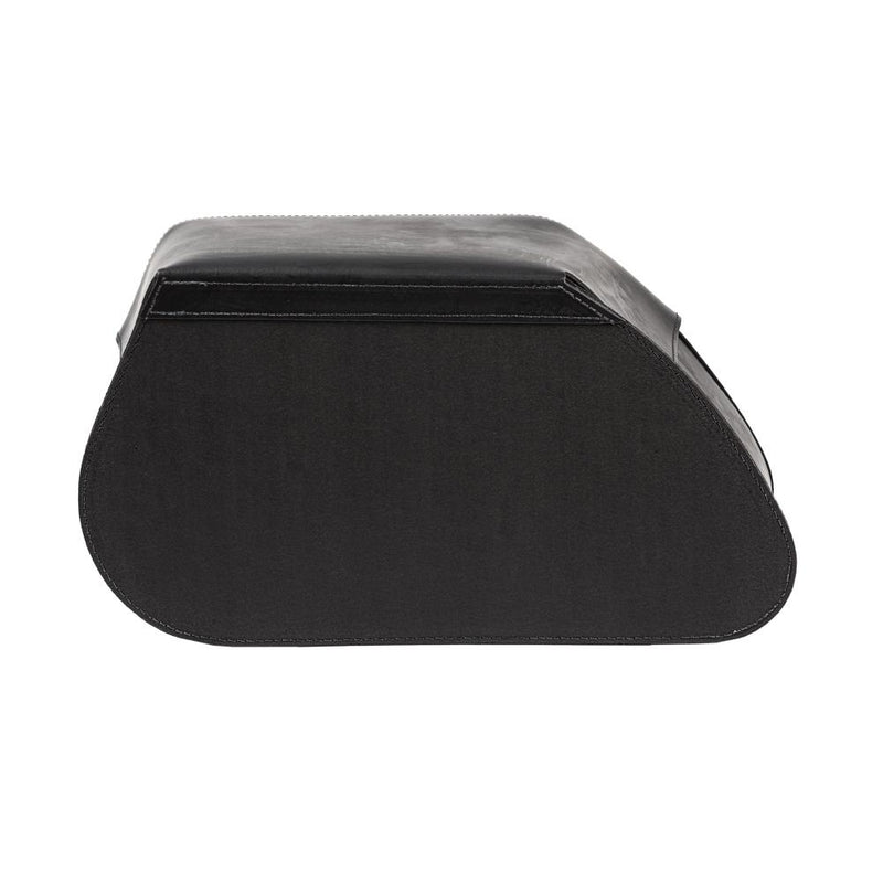 Ledrie Ensemble de sacoches rigides renforcées en cuir pour moto, 40 L