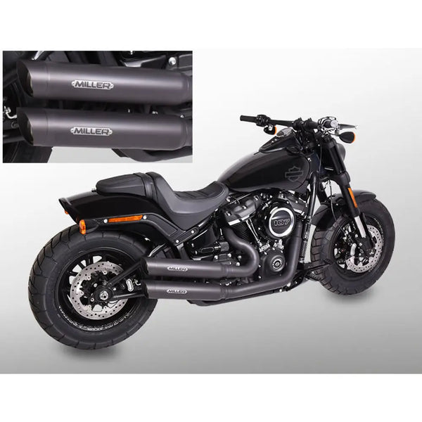 Système d'échappement Miller Bronco Euro 4 pour Harley