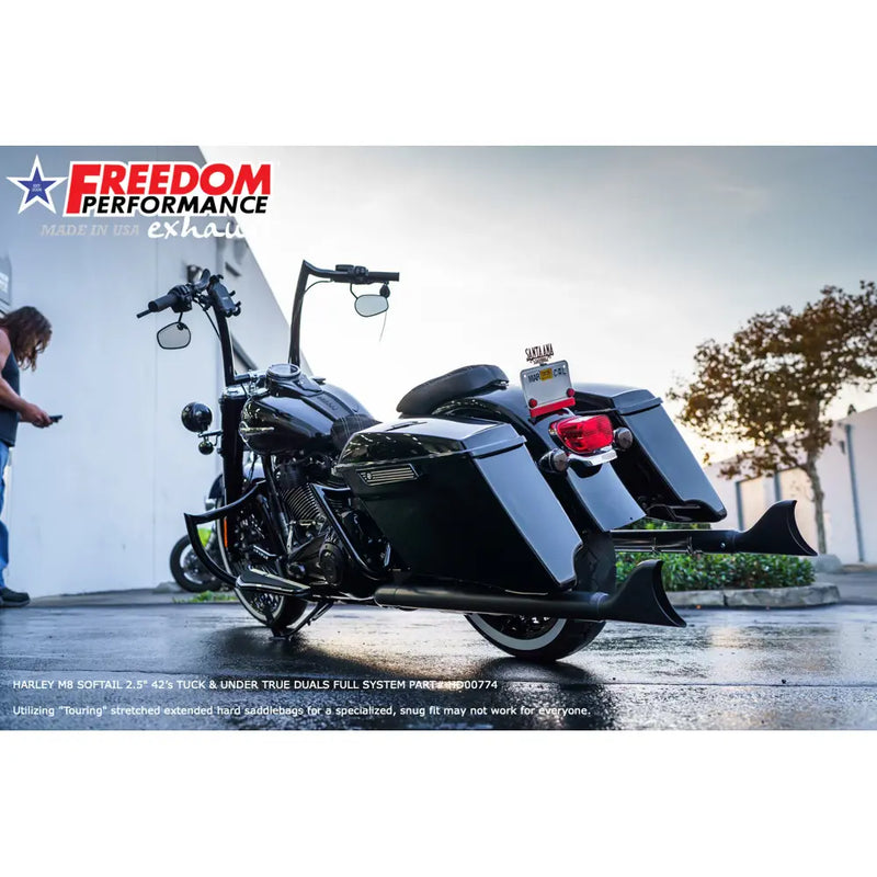 Freedom Performance Echappement Sharktail True Duals pour Harley