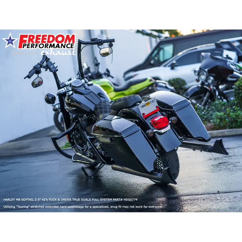 Freedom Performance Echappement Sharktail True Duals pour Harley