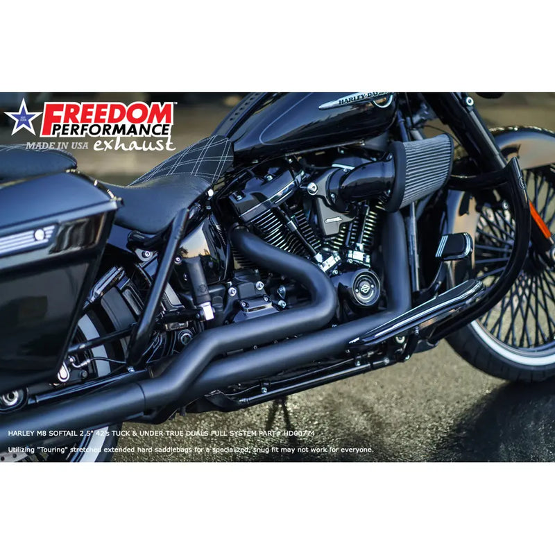 Freedom Performance Echappement Sharktail True Duals pour Harley