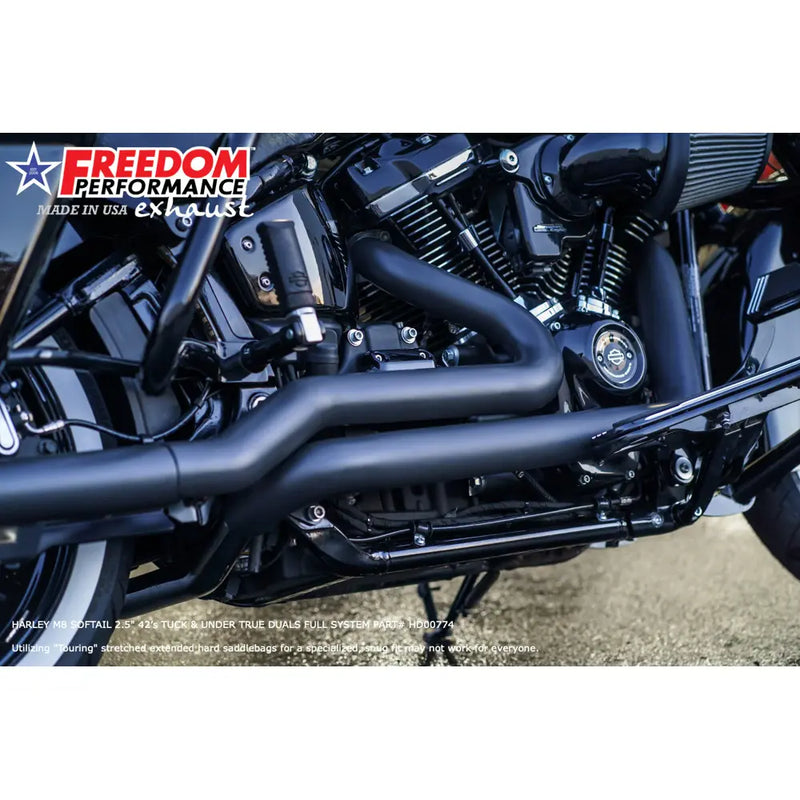 Freedom Performance Echappement Sharktail True Duals pour Harley