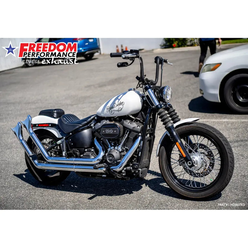 Freedom Performance Thorcat EC Approved Upsweep Sharktail Exhaust pour Harley