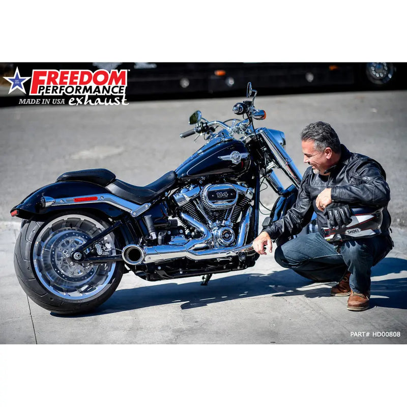 Freedom Performance Echappement Shorty Turn Out 2 en 1 pour Harley