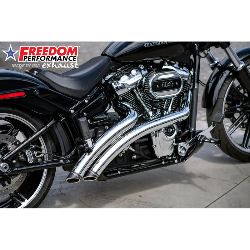 Freedom Performance Echappement Radical Radius Slash Cut pour Harley