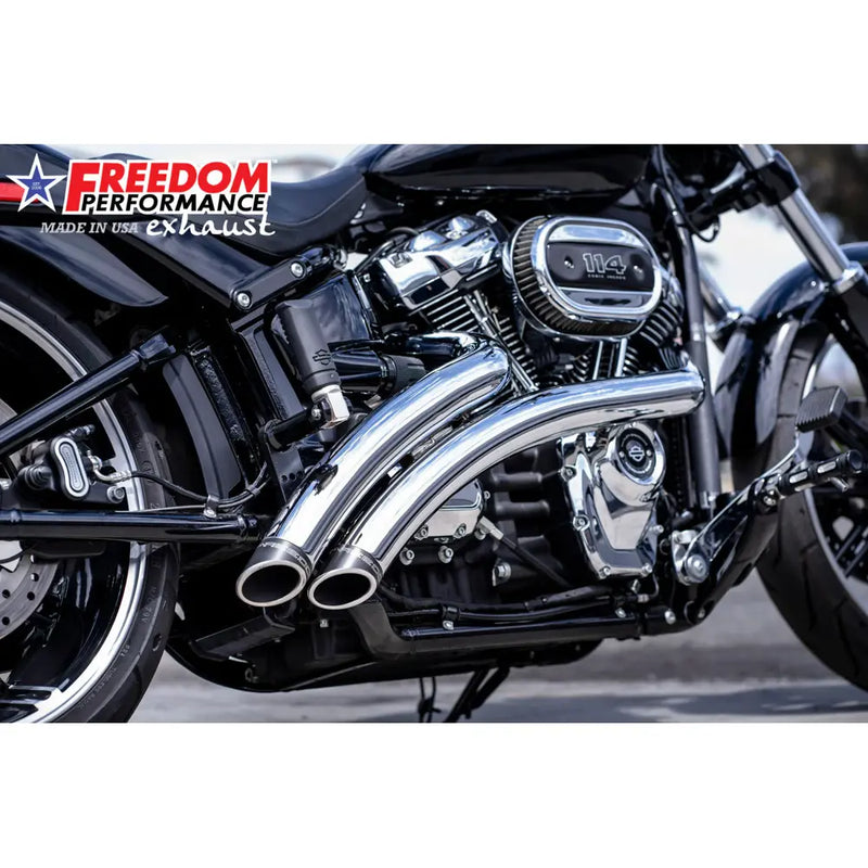 Freedom Performance Echappement Radical Radius Slash Cut pour Harley