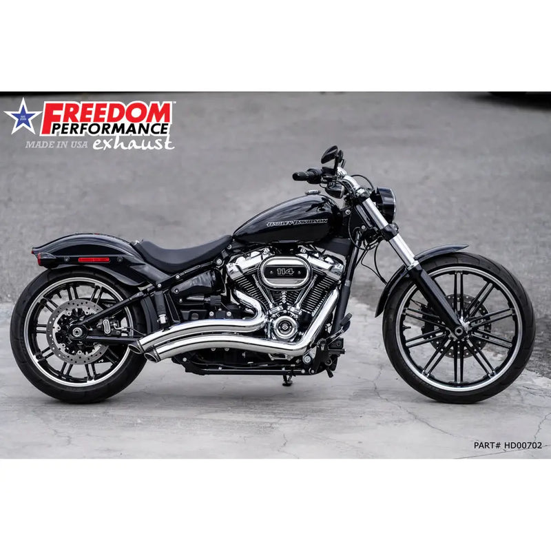 Freedom Performance Echappement Sharp Curve Radius Slash Cut pour Harley