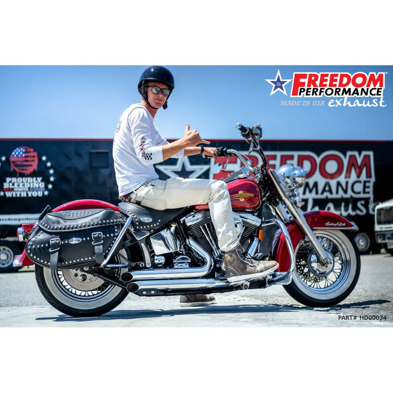 Freedom Performance Déclaration Turn Outs Echappement pour Harley