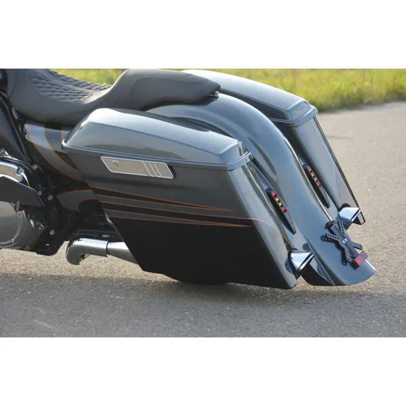 Tommy & Sons 4" Stretched Saddlebag Bodies for Harley