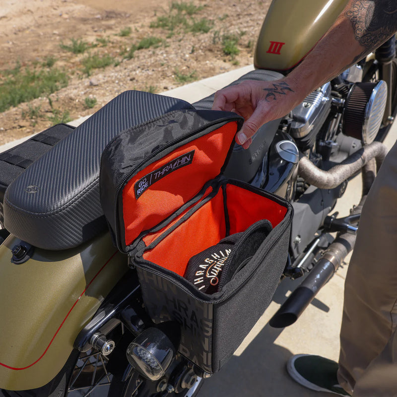 Ensemble de sacoches de moto Thrash Supply Mini Essential 8 L à enfiler