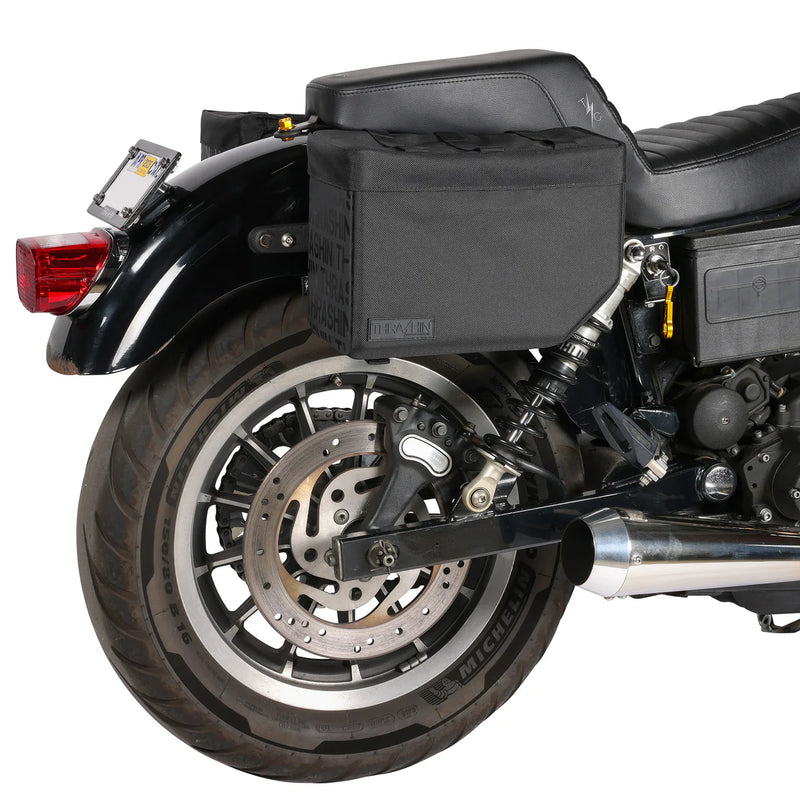 Ensemble de sacoches de moto Thrash Supply Escape Base 18L à enfiler