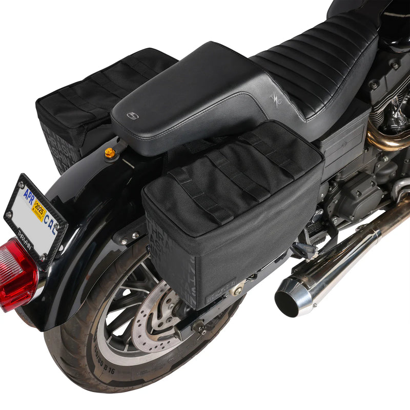 Ensemble de sacoches de moto Thrash Supply Escape Base 18L à enfiler