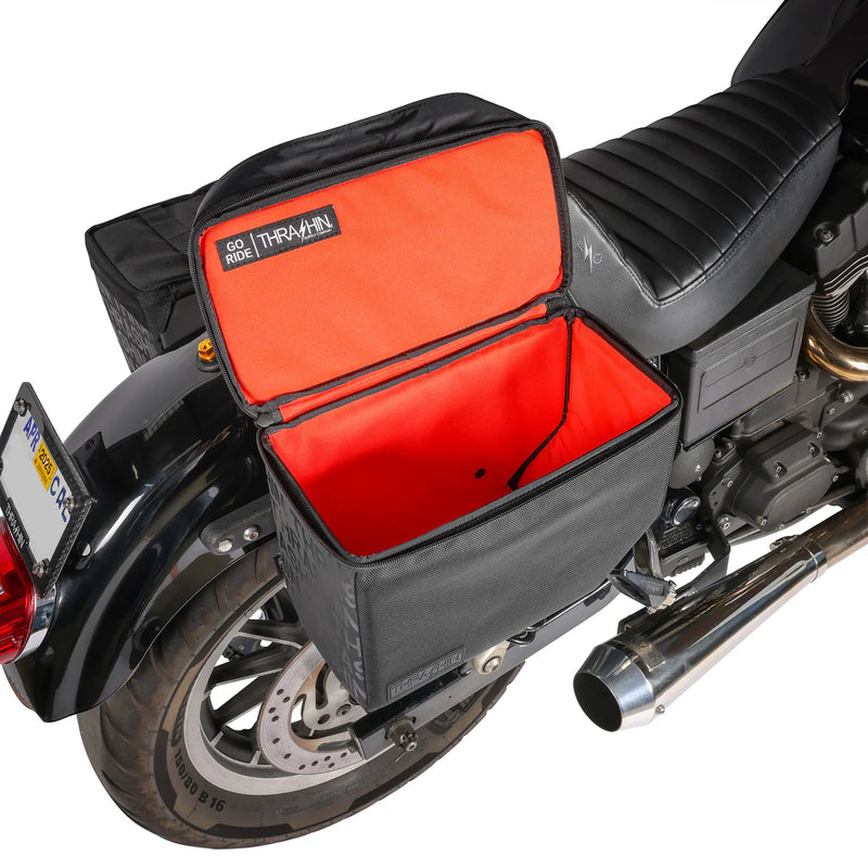 Ensemble de sacoches de moto Thrash Supply Escape Base 18L à enfiler