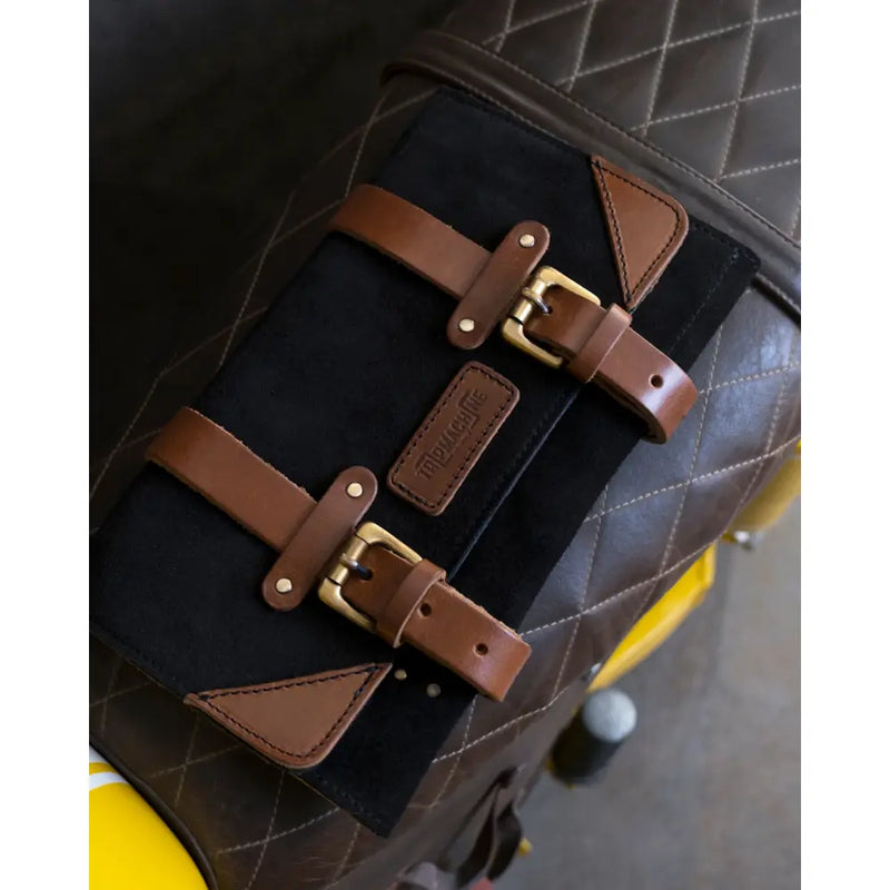 Trousse à outils en cuir pour moto Trip Machine