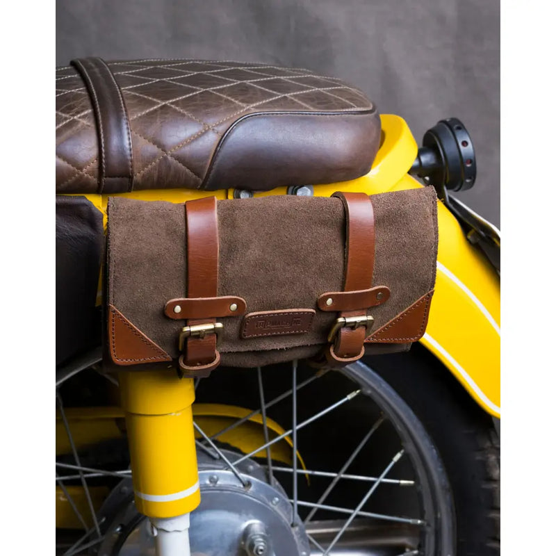 Trousse à outils en cuir pour moto Trip Machine