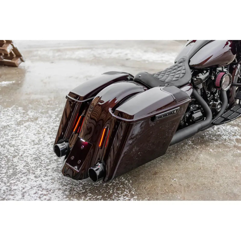Killer Custom Sacoches allongées de 5 pouces pour Harley
