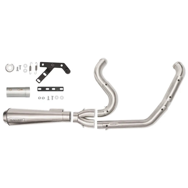 Echappement 2 en 1 Black Duck Fighter EC Euro Approved pour Harley