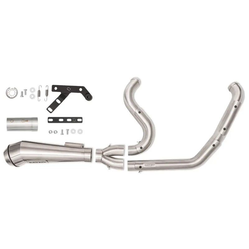 Echappement 2 en 1 Black Duck Fighter EC Euro Approved pour Harley