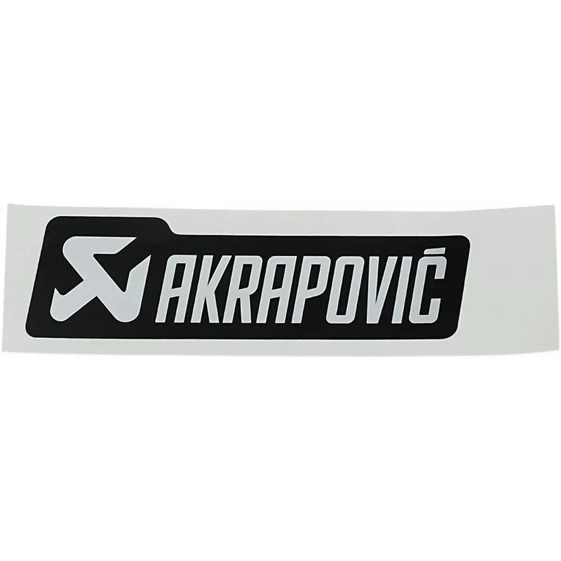 Akrapovic Replacement Muffler / Exhaust Sticker P-HST4ALMONO (135x40mm)