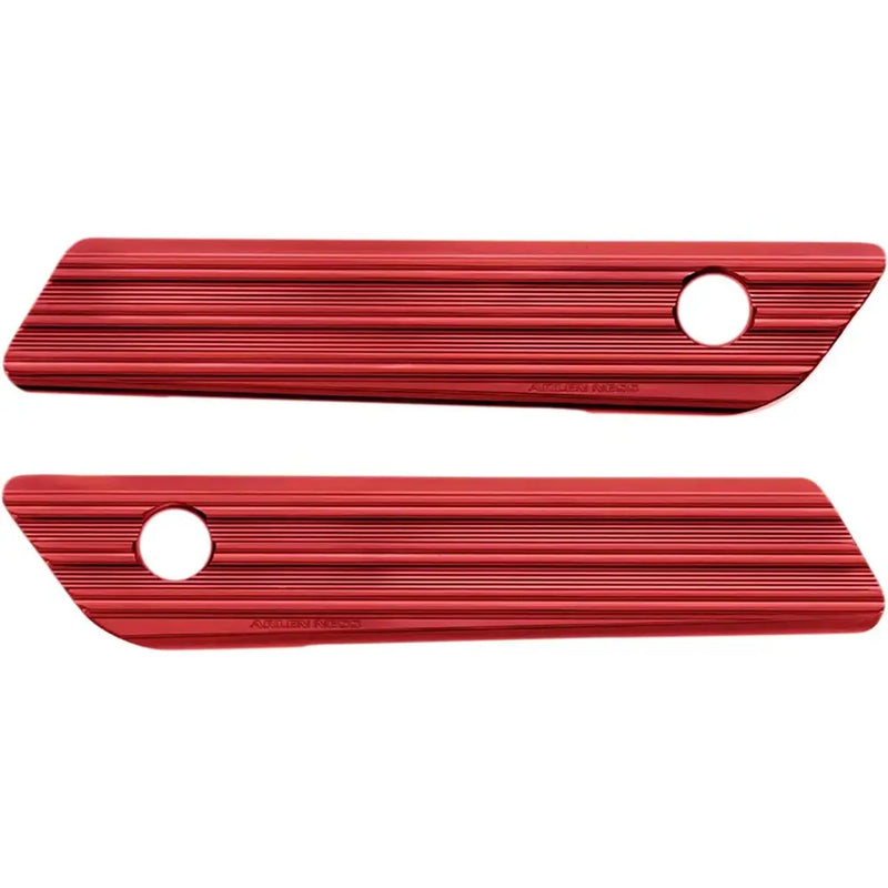 Arlen Ness 10 Gauge Saddlebag Latch Covers for Harley 14-25 Touring (exkl. 23-25 CVO; 24-25 Road Glide / Street Glide) / Red  - Customhoj