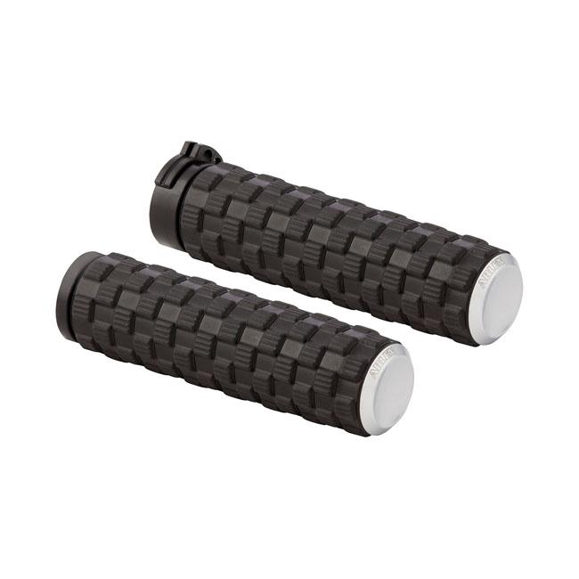 Arlen Ness Air Trax Grips HD Chrome