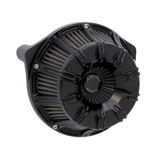 Arlen Ness Inverted Air Cleaner 10-Gauge for Harley 91-22 Sportster XL (excl. XR1200) / Black