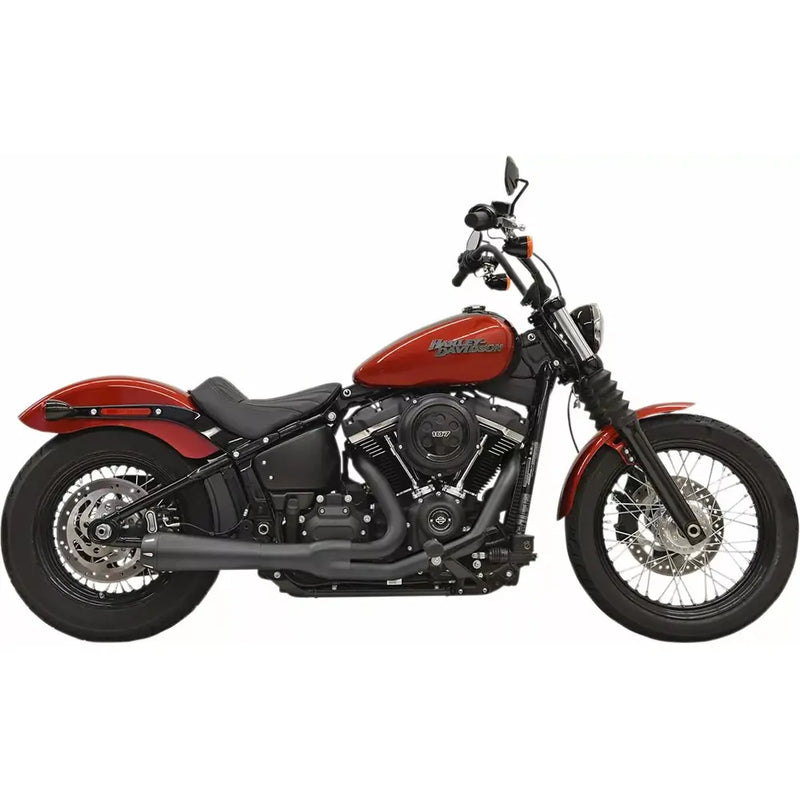 Bassani Road Rage Short Megaphone 2into-1 Exhaust System for Harley