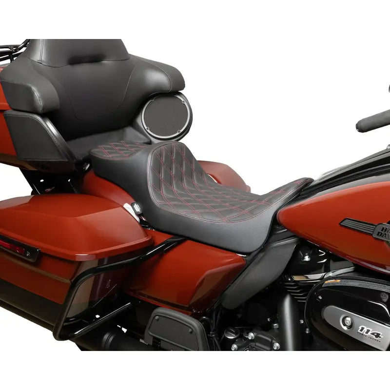 Drag Specialties Siège Predator III 2-Up Extended Reach pour Harley