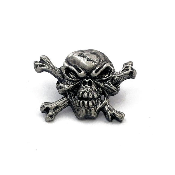 Bad Bones Pin Crossbones Skull