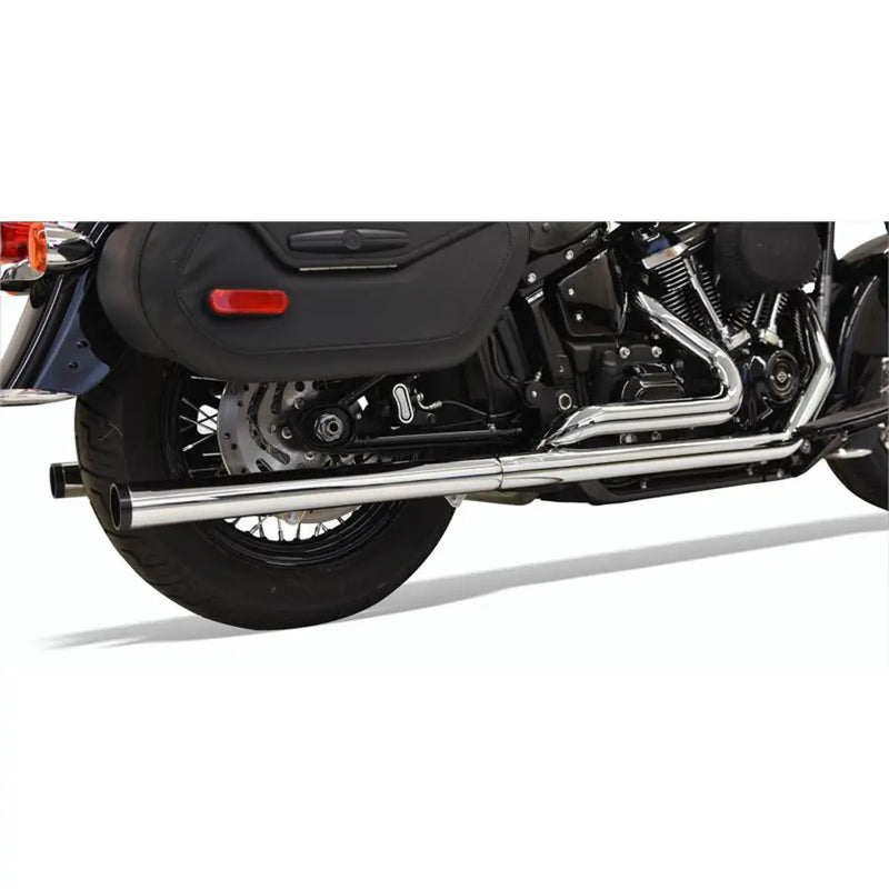 Bassani Chrome Duals Exhaust System for Harley 18-24 Softail Deluxe / Heritage Classic  - Customhoj