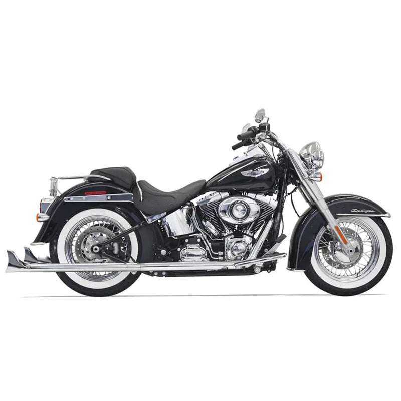 Bassani Fishtail True Dual Exhaust System for Harley  - Customhoj