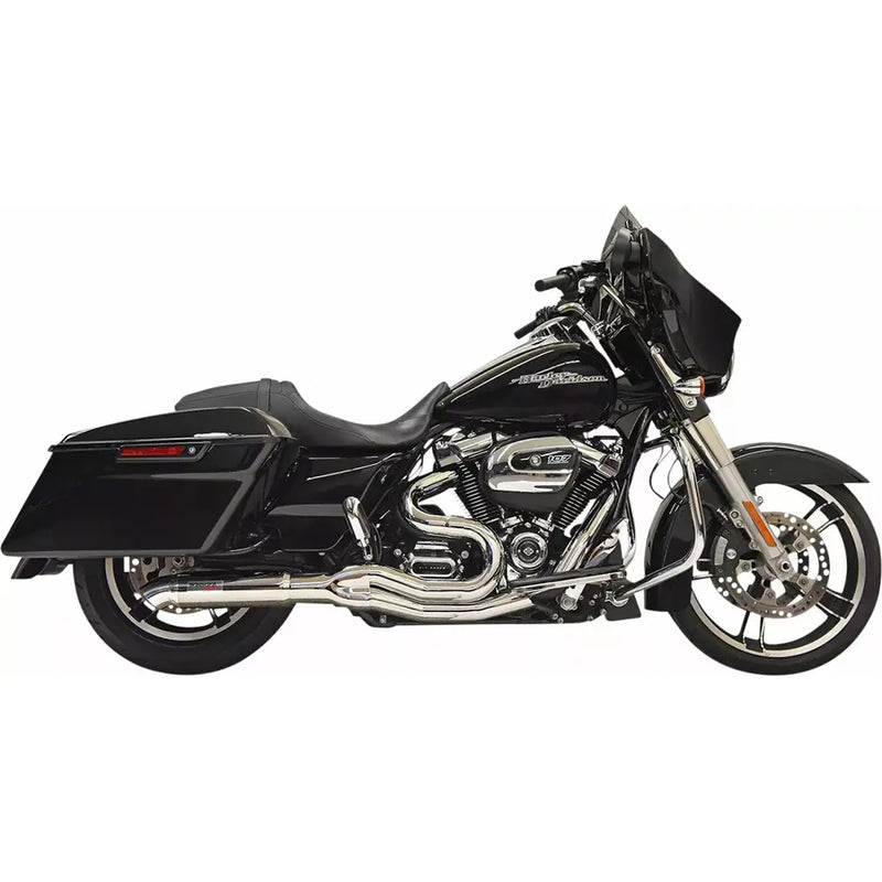 Bassani Road Rage II Hot Rod Turn Out 2-into-1 Exhaust System for Harley 17-24 Touring (excl. CVO) / Chrome  - Customhoj