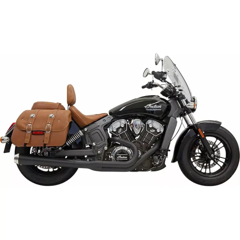 Bassani Road Rage Megaphone 2-into-1 Exhaust System for Indian 15-24 Indian Scout / Long  - Customhoj