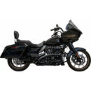 Bassani Sweeper Radial Exhaust System for Harley 19-24 Touring / Black with black heat shields  - Customhoj