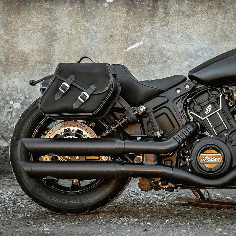 Longride Ensemble de sacoches de moto Heritage 23L à fixation rapide