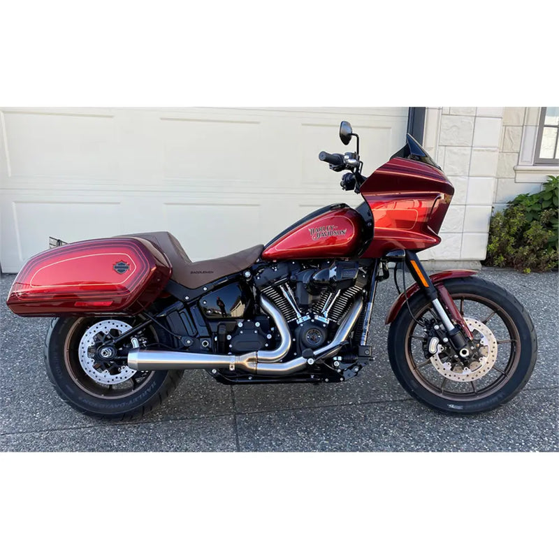 Système d'échappement 2 en 1 Bassani Road Rage III en inox pour Harley