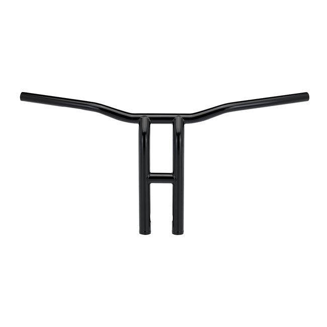 Biltwell 1-1/8" Tyson XL Pullback Motorcycle Handlebars 14" Black / With dimples (for Harley controls)