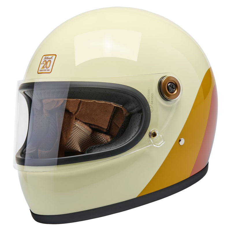 antique motorcycle helmet gringo Biltwell Casque de moto S Model:BV2-400-SBL TINY BIKE PUMP PRO PfsTheme:CARTELLE compliant models.