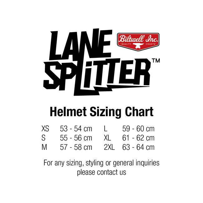 Biltwell Lane Splitter Integral Helmet White