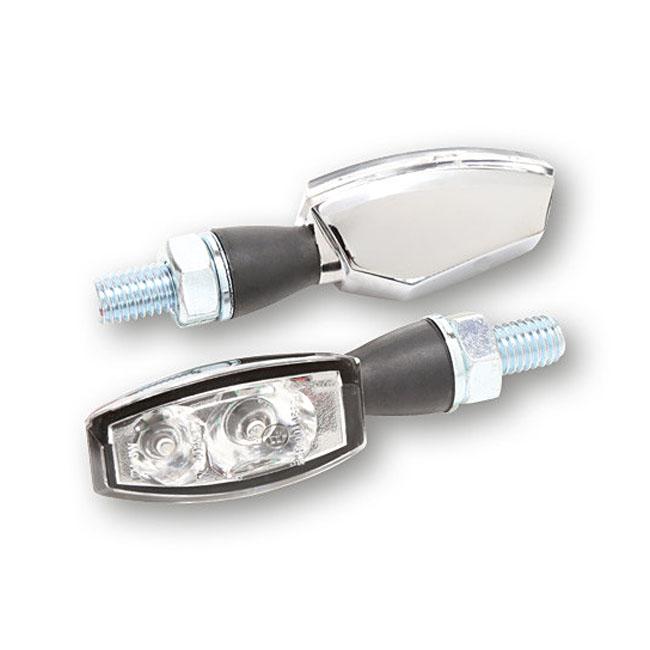 Blaze LED 3 in 1 Motorcycle Taillight Chrome