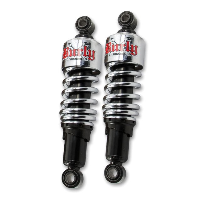 Burly Slammer 10.5" Shocks Sportster 86-21 Sportster 86-03 / Chrome