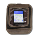 Burly Voyager Magnetic Motorcycle Phone Holder Dark Oak Canvas  - Customhoj